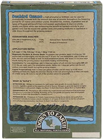 Vista 2 de Down To Earth Seabird Fertilizante Guano 12122