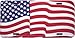 American Flag Patriotic Metal License Plate 6 x 12