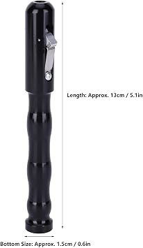 Welding Filler Wire Feeder, Welding Pen Finger Feeder Rod Holder Pencil Suitable Black Aluminum Alloy Non Slip Handle, Welding Equipment