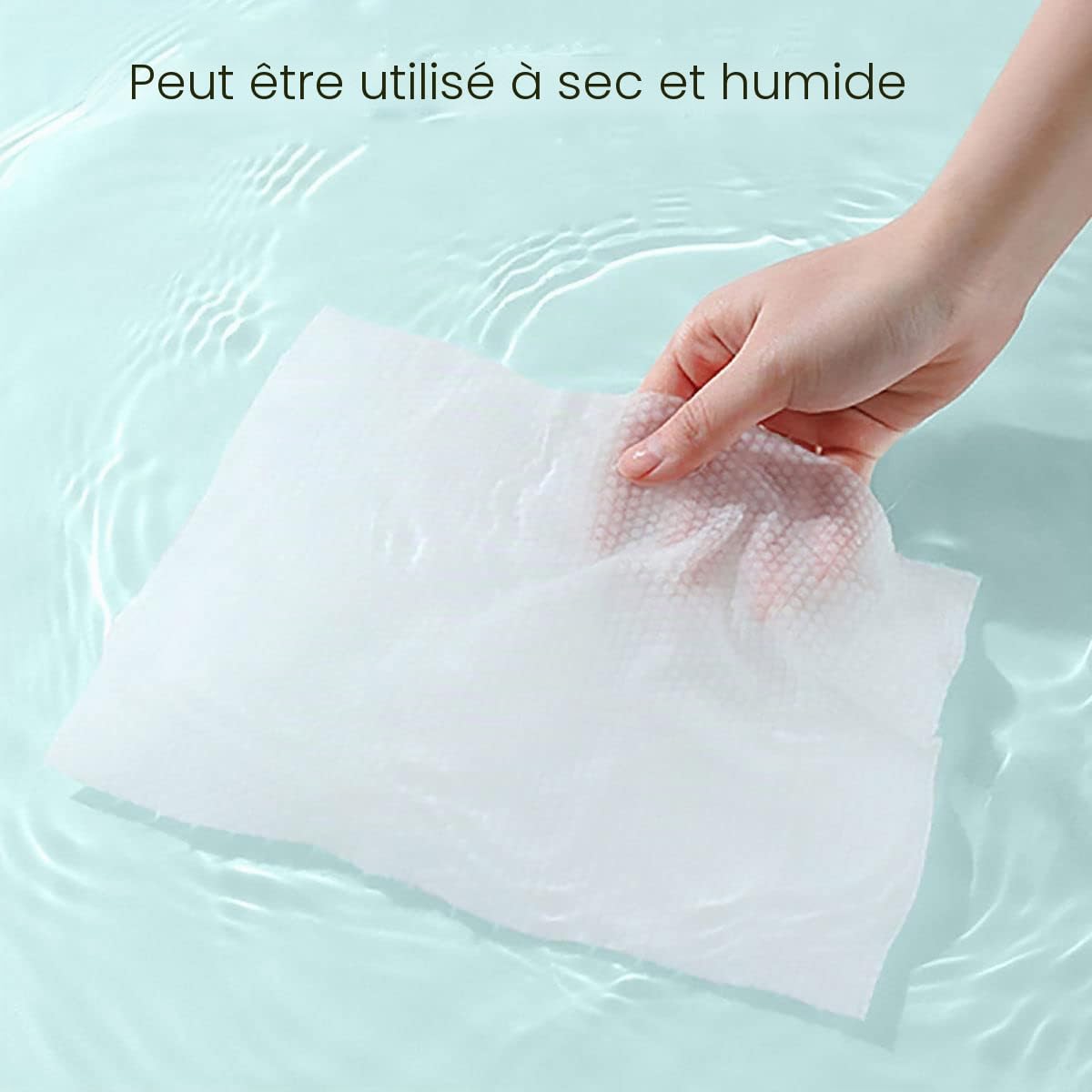 Coton Serviette Visage,200 Count Épais Et Absorbant Serviette Jetable pour Le Visage, Serviette De Nettoyage Multifonction, Serviette Visage Skincare