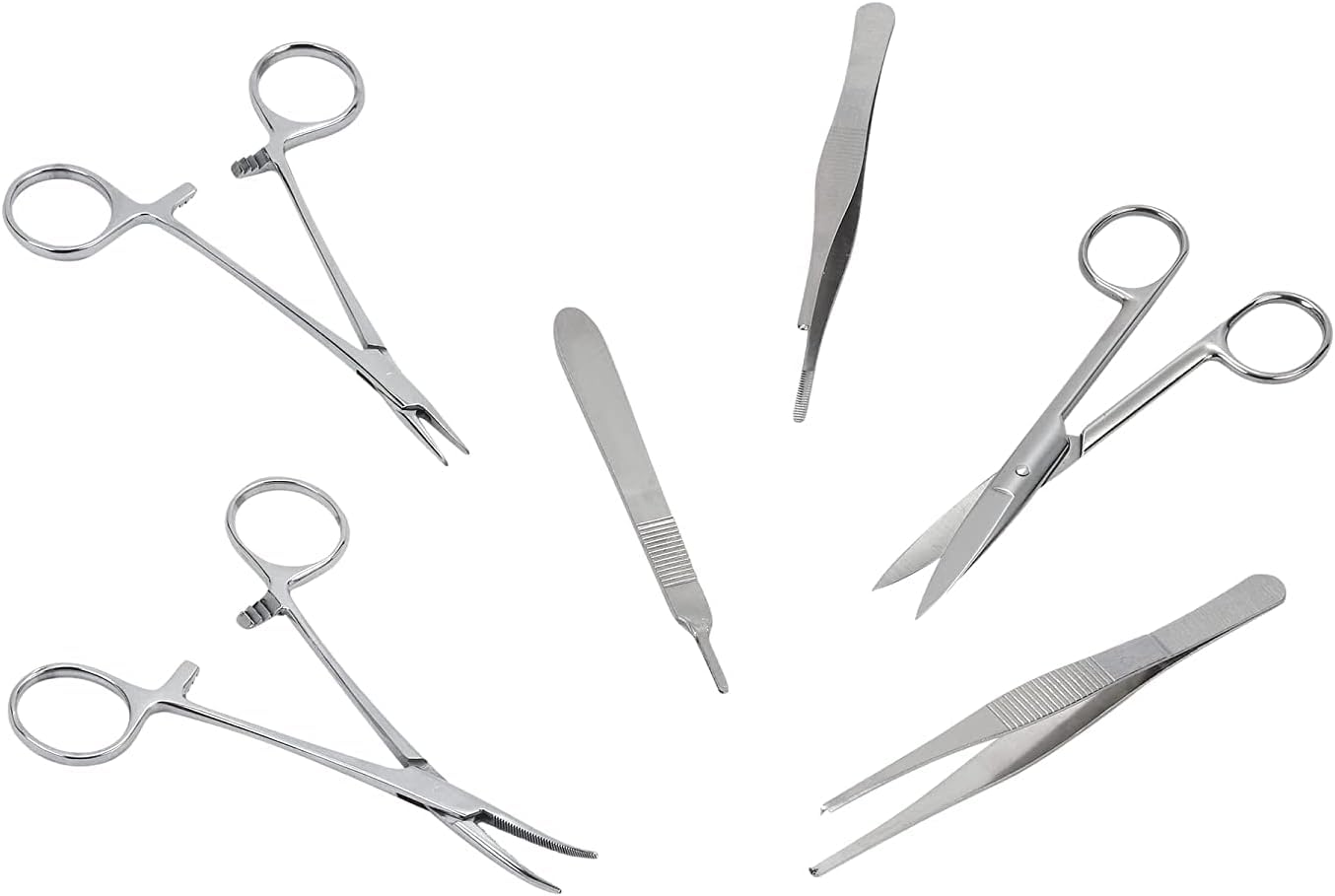 Kit de sutura de odontología | Kit de sutura Completo Que Incluye 4 Almohadillas de sutura Dentistas | 6 Herramientas de sutura Dental de Calidad | Práctica de sutur