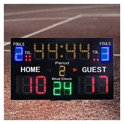 Marcador digital multifuncional para baloncesto interior miniatura 1