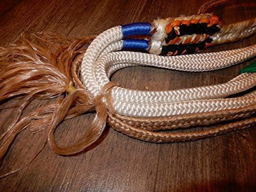 Miniatura 6 de Alligator Bull Rope White Nylon 9x7 RH 34" x 34" Soft Bull Riding - Cuerdas de toro EPT 16'