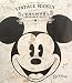 Disney Vintage Mickey Mouse Tote Bag Reusable Grocery Bags Large Size Non Woven Bag (Set of 2)