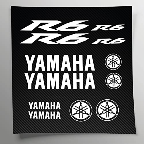 Kit adesivi Yamaha R6 BIANCO (Lucido) | VARI