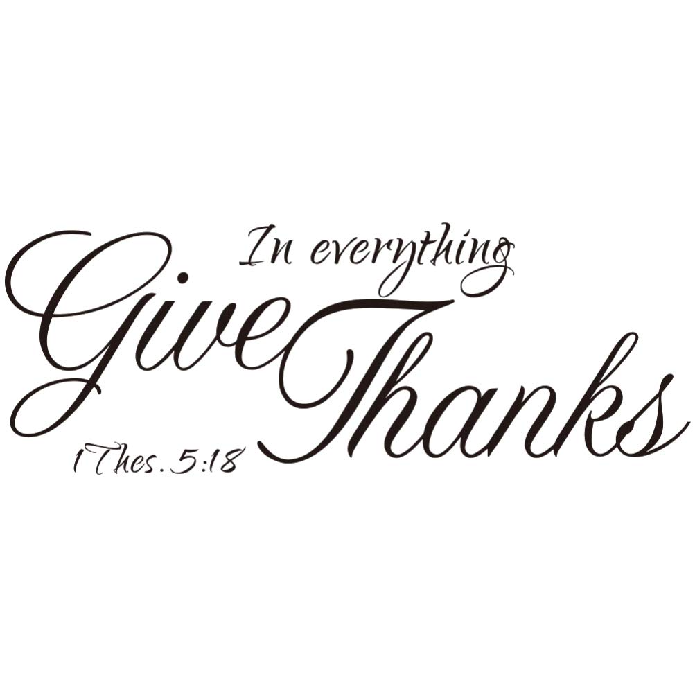 Sticker Mural Déco Citation Gratitude Amovible - Vinyle Lettrage Art J44 - Marque RexburgVinyl