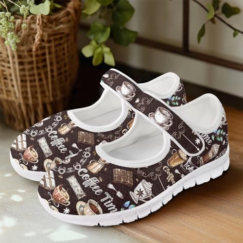 Coloranimal Mary Jane Shoes Women Casual Flat Shoes Women Dress Comfortable Mary Jane Flats Comfortable Walking Shoes Slip On Shoes Footwear3