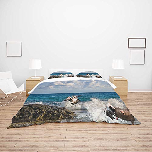 Linge de lit King size durable en polyester pour éviter les plis et l'usure - 4