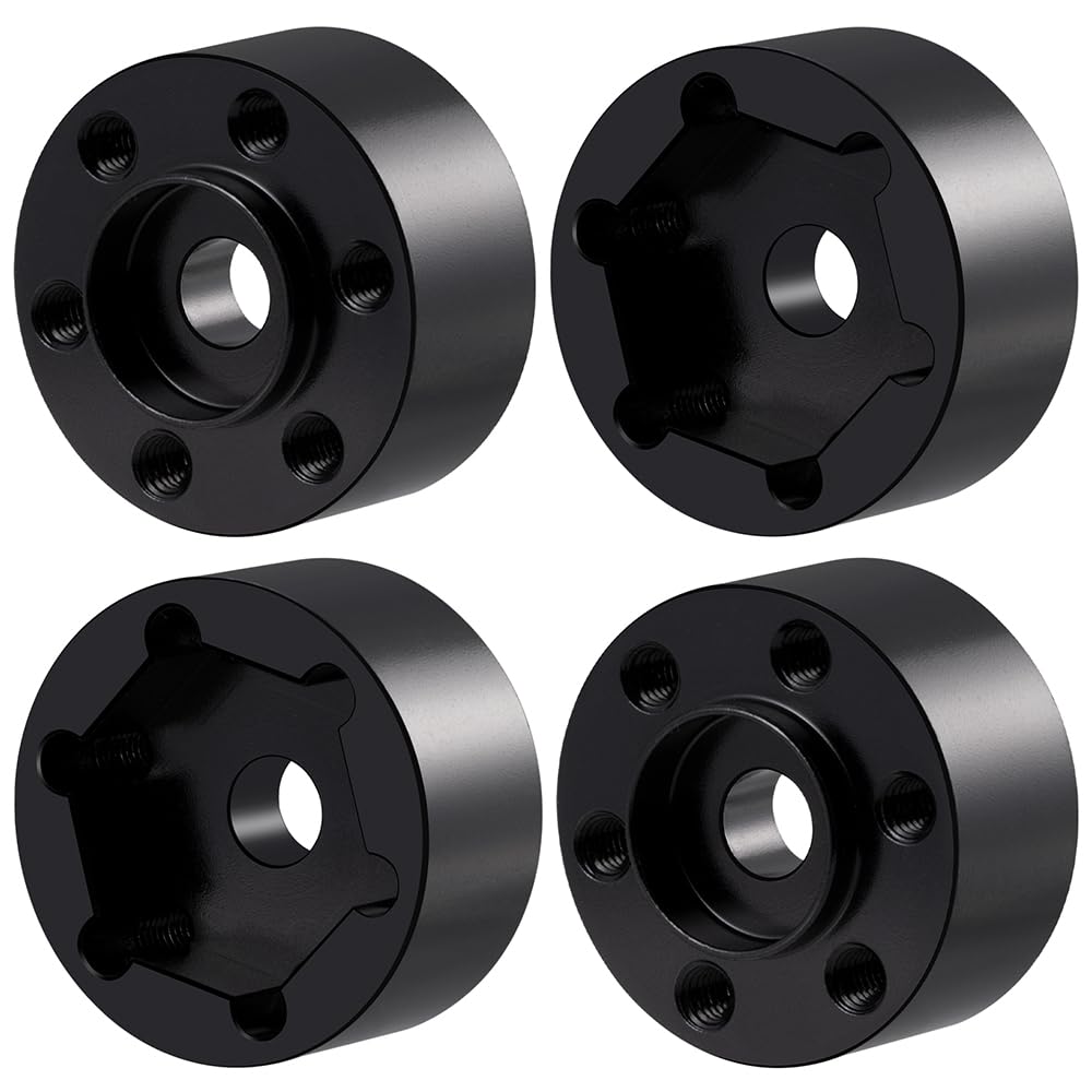 MORLORDY 15mm RC Wheel Hex Hub Adapter for 1.9"/ 2.2" Beadlock Wheels 1/10 Axial SCX10 I II III Capra TRX4 Gen7 Gen8 CC01 D90 and All 1/7 RC Car with 15mm Hex