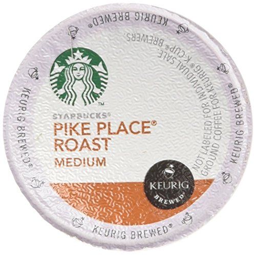 Starbucks Pike Place Torrefaction Roast, K-Cup for Keurig Brewers, 54 Count