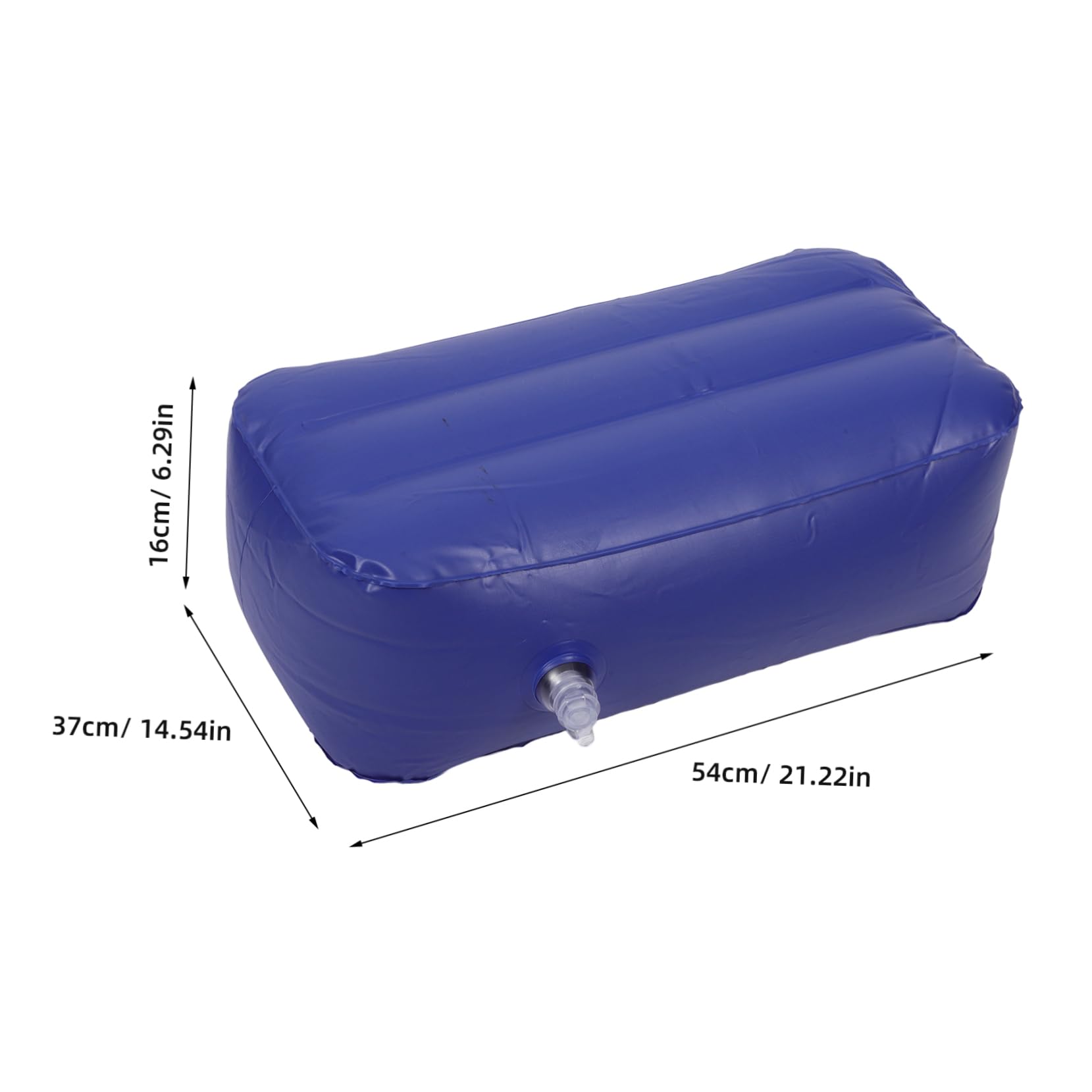 WOONEKY Cuscino Gonfiabile per Esterni in Pvc Design Ergonomico Antiscivolo per Amanti degli Sport Acquatici e Attività di Drifting e Water Sports