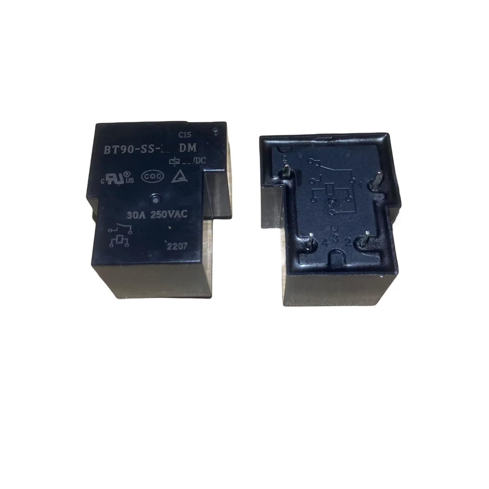 AARTERZZA 5PCS Relay BT90-SS-105DM 5VDC 4-pin 30A 250VAC