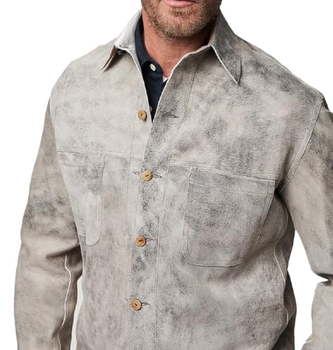Image of Isaac & David Chicago Mens Leather Jacket Real Lambskin Classic Vintage Style Leather Jackets For Men Leather Jacket for Mens