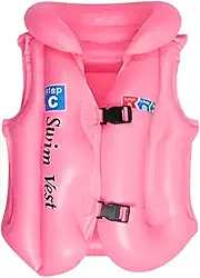 Colete Salva Vidas Infantil Boia Inflável Criança Piscina Praia Flutuado Verão