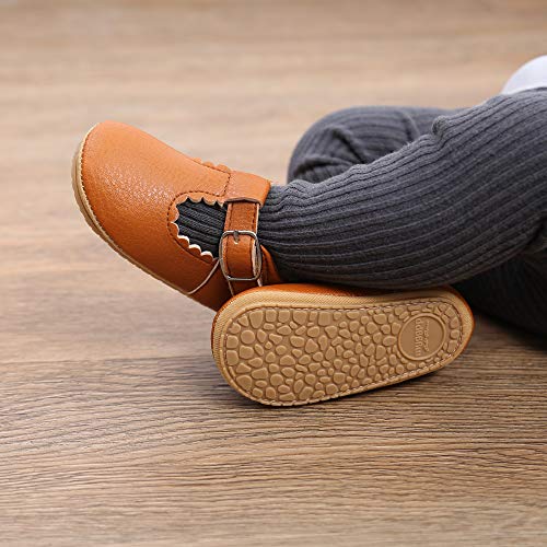 Baby Girls Mary Jane Flats Shoes With Bowknot Princess Wedding Party Dress Shoes Soft Sole Non Slip Infant Toddler First Walking Shoes #TOP1