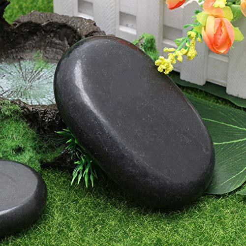 HEALLILY 11X7 Cm Pedras Quentes Essencial Massagem Com Pedras Conjunto para Spas Massagem Terapêutic