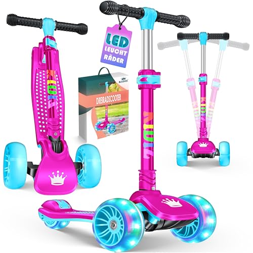 𝐃𝐈𝐕𝐄𝐑𝐓𝐈𝐌𝐄𝐍𝐓𝐎 𝐂𝐎𝐍 𝐂𝐎𝐌𝐅𝐎𝐑𝐓: le ruote extra larghe non solo garantiscono un elevato livello di comfort di guida e un maggiore divertimento, ma sono anche particolarmente silenziose e si illuminano o lampeggiano - completamente senza batterie - durante la guida. Divertimento garantito e ancora più sicurezza grazie all'alta visibilità - su diverse superfici come ciottoli, erba, asfalto, cemento o pavimenti in legno.