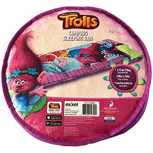 Bolsa de Dormir Trolls para Camping miniatura 3