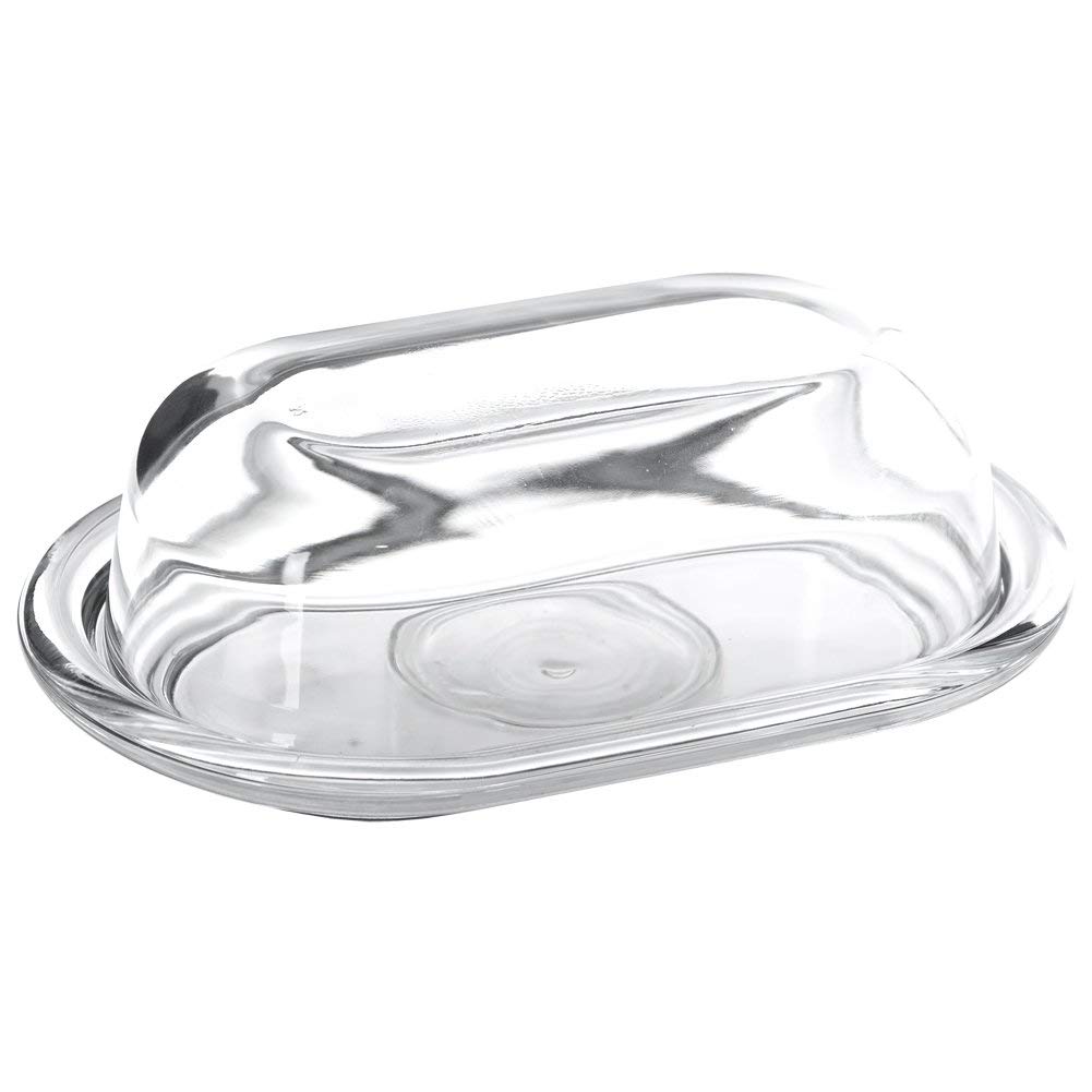 Beurrier En Verre Avec Couvercle Bambou - 250g Capacité - Hermétique Sans BPA - KIVY