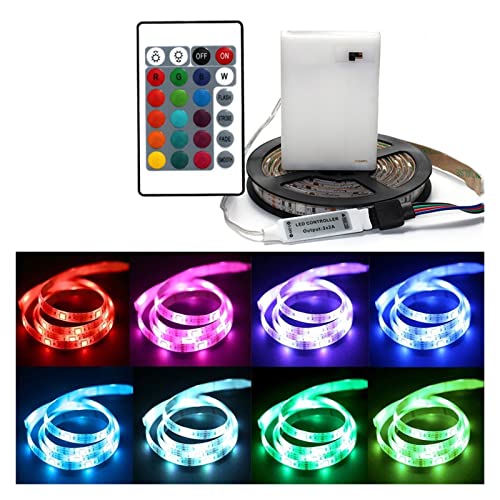 Cinta LED flexible de 5 V con mando a distancia para decoración interior 3