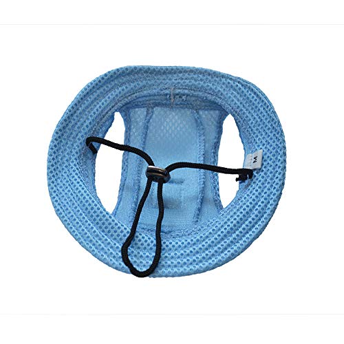 Princess Pet Hat Dog Caps Hats with Neck Strap Adjustable Comfortable Ear Holes for Small Medium and Large Dogs in Ourdoor Sun Protection m Blue  Cucciolini Doodles Princess pet hat dog caps hats with neck strap adjustable comfortable ear holes for small medium and large dogs in ourdoor sun protection m blue   cucciolini doodles