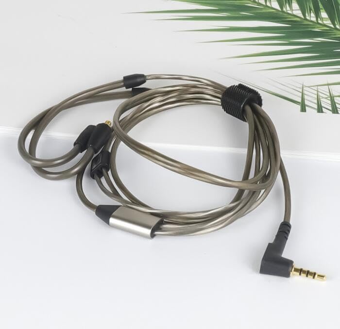 eplacement Audio Cable Extension Cord Line for Sennheiser ie200 ie300 ie600 ie900 akg n5005 Headphones,Headphone Accessories (3.5mm Connector)