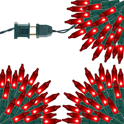 Guirlande lumineuse de Noël 120V dotée de 150 pièces lumineuses avec câble vert discret