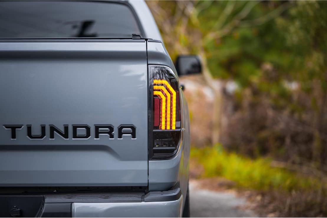 Morimoto XB LED Taillights Fits Toyota Tundra 14-21, Plug and Play Pair of Smoked Taillight Assemblies (LF705)