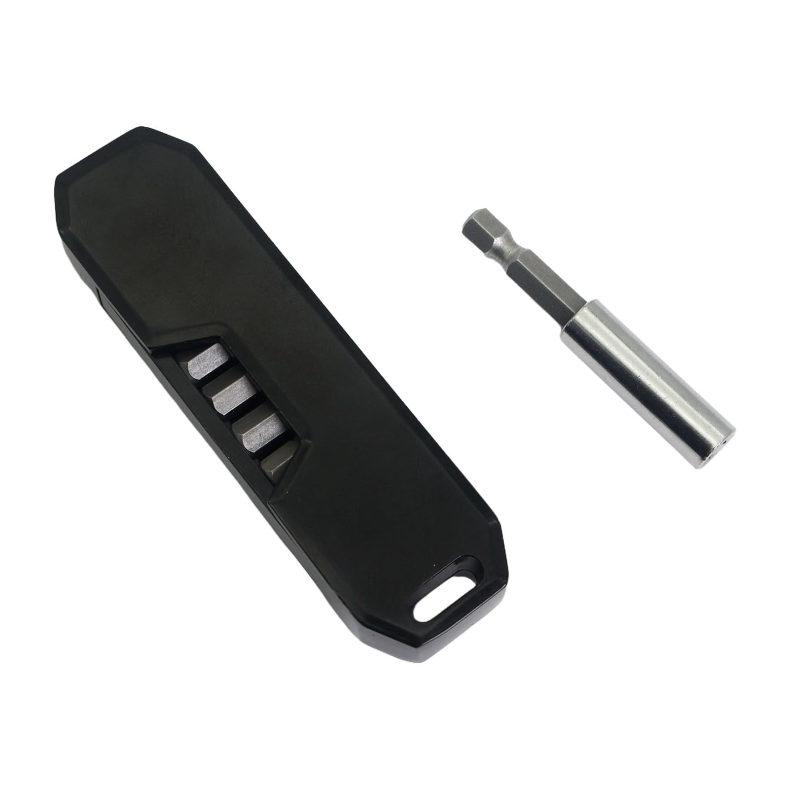 Kalttoy Black Compact Pocket Proportioned Multiple Tool For Carry And Outdoor Tasks Constructed With Permanent Aluminum Alloy For Permanent Execution Bit Tool Aluminum Alloy