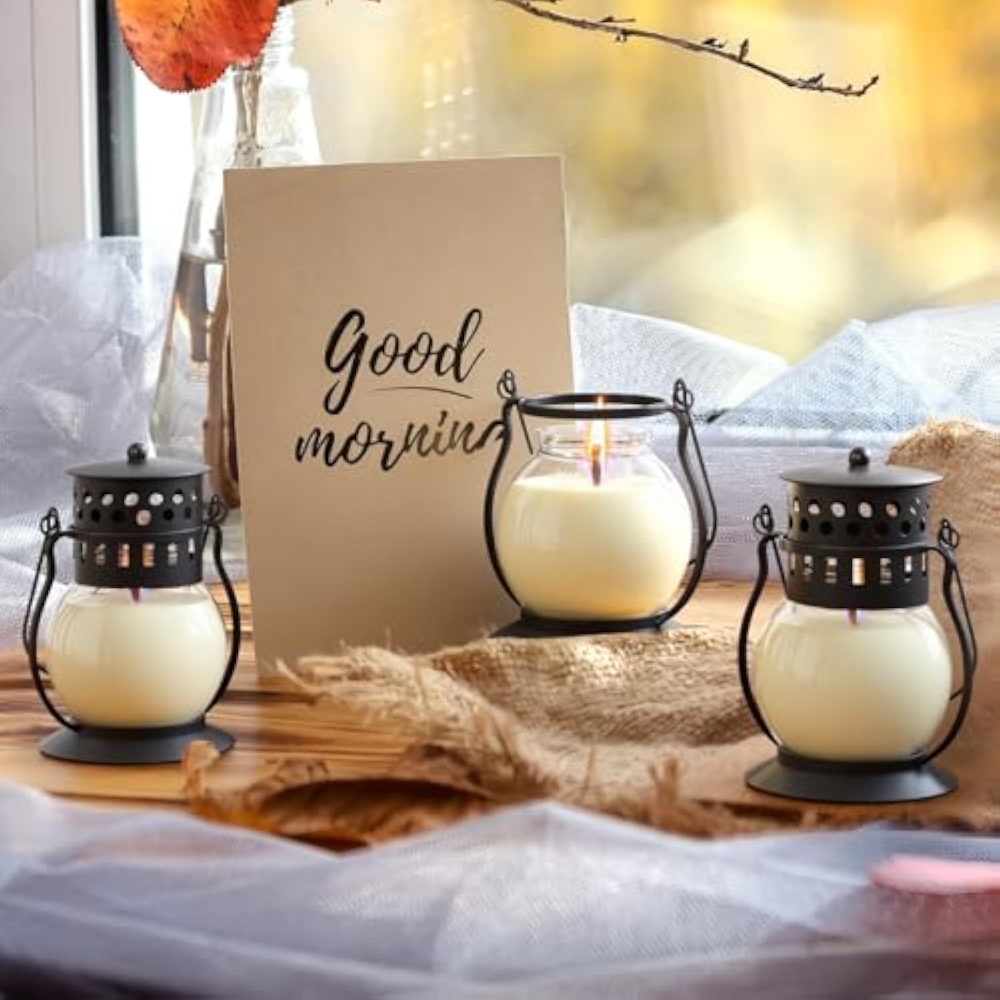 Fall Candle Set - 3 Pack Soy Autumn Candles