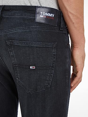 Tommy Jeans Herren Jeans Hose Scanton Slim mit Stretch, Schwarz (Dynamic Jacob Black), 27W/30L – Ansicht 3