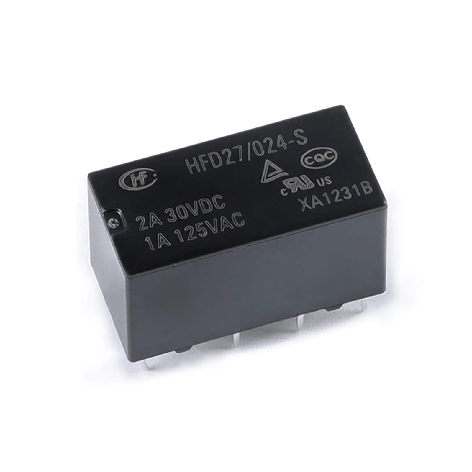 VDOQTLJT 10pcs Mini Relay HFD27 DC 5V 12V 24V HFD27-005-S HFD27-012-S HFD27-024-S 8Pin Sensitive DIP Relays