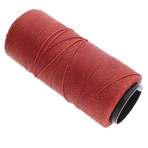 The Beadsmith Knot It Waxed Polyester Cord, Terracotta Color, 0.7mm Diameter, Light Wax, 144 Meters (472 Feet) Per Spool - Image 2