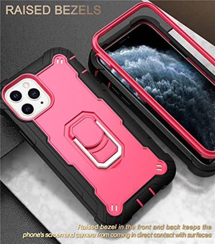 Coque antichoc pour iPhone pour éviter les chutes avec support bague