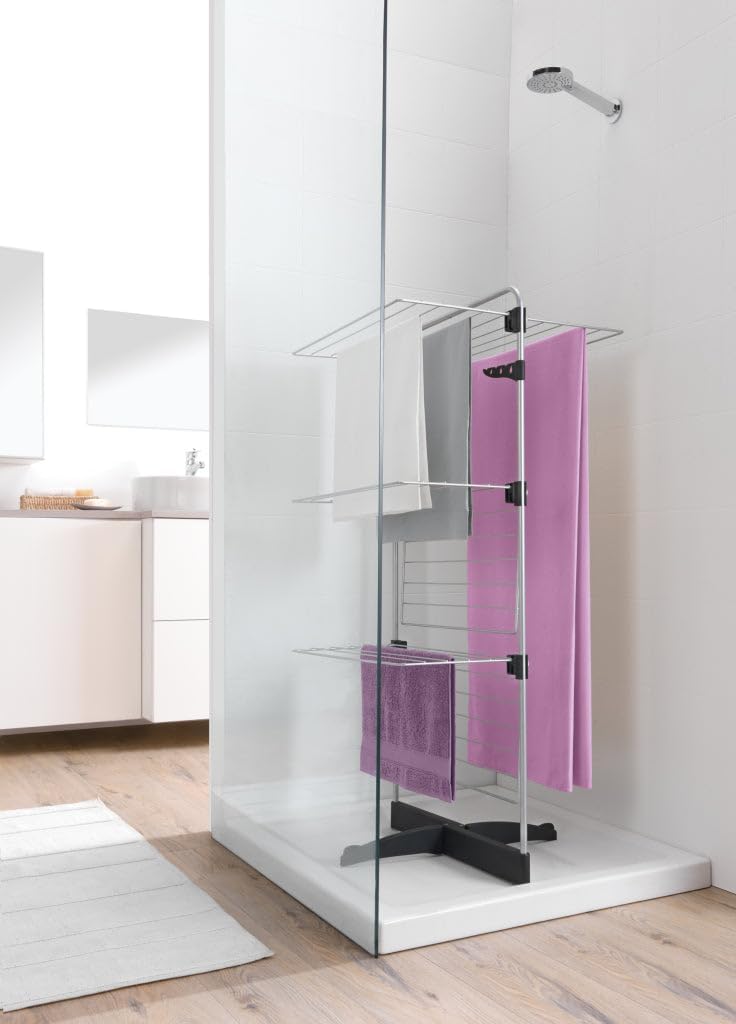 Metaltex Clothes Drying Rack Thunder 22 m Grey