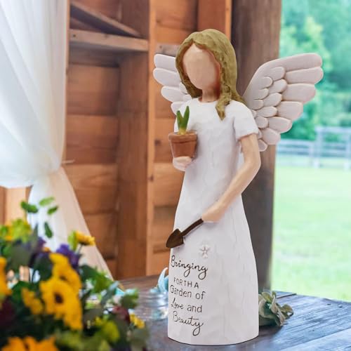 Figura decorativa Ángel para jardinería 5 pulg miniatura 4