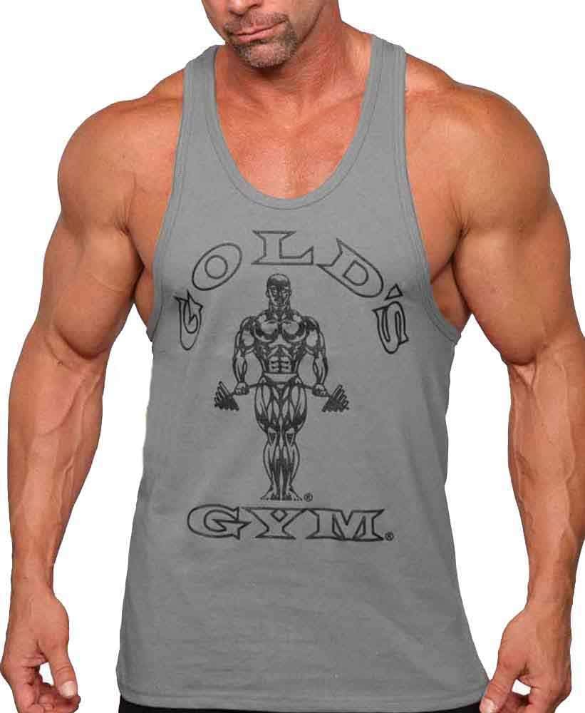 Gold's Gym Tank Top - Official Licensed Product - TT-1 (XXL, Gray Heather)