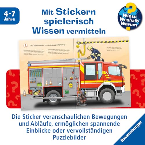 Wieso? Weshalb? Warum? Stickerheft – Feuerwehr (ab 4 Jahre - mit über 300 Stickern)