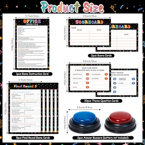 Office Friendly Feud Juego de Mesa con Buzzers para Oficina miniatura 2