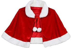 Cindy Lou Hoo Costume Adult Christmas Velvet Shawl Cloak Cape Mrs Santa...