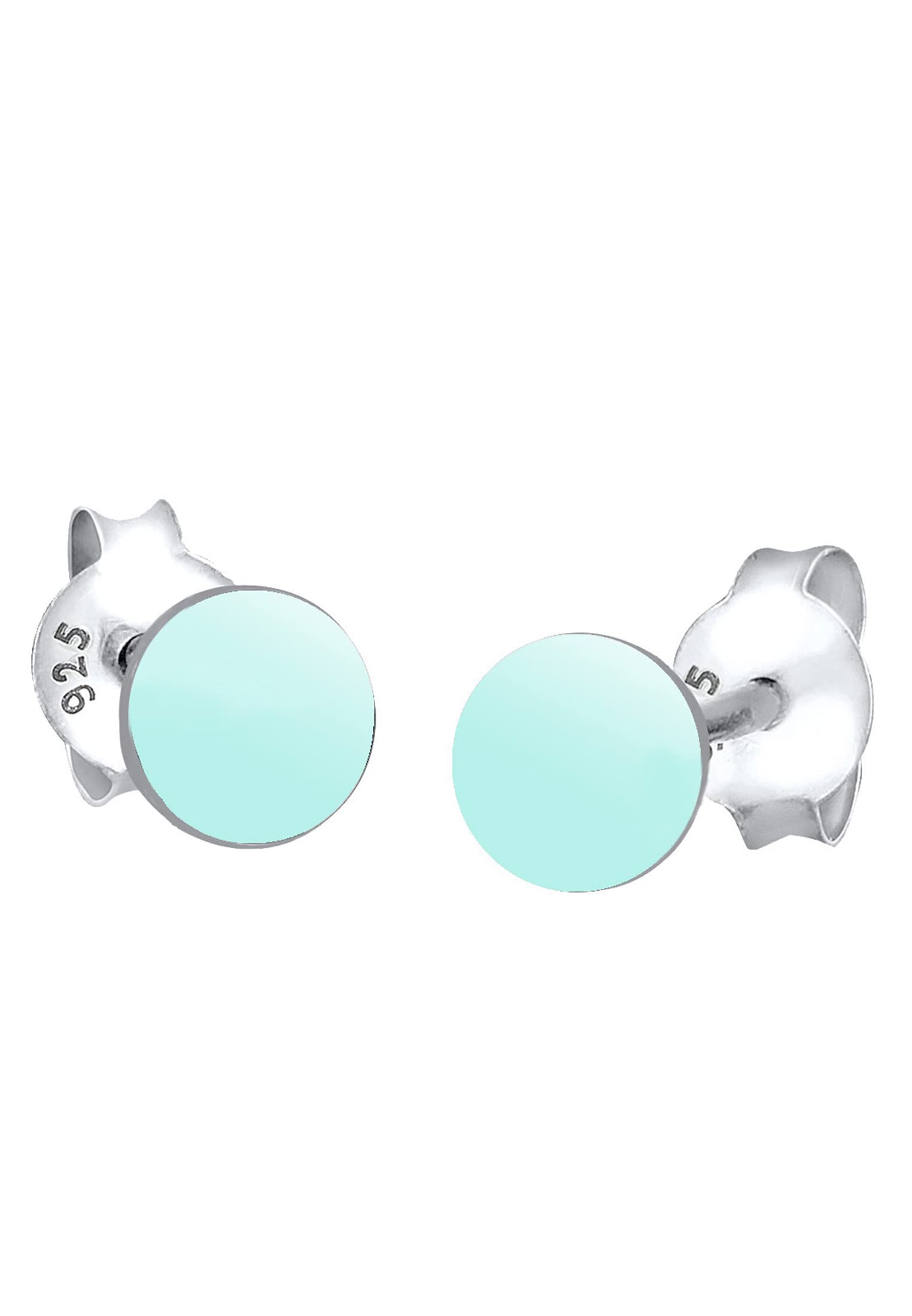 Elli Ohrringe Damen Ohrstecker Kreis Basic Geo Trend in 925 Sterling Silber