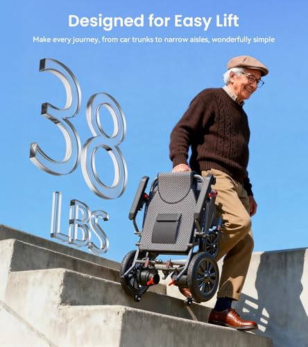 Electric Wheelchair Foldable Lightweight