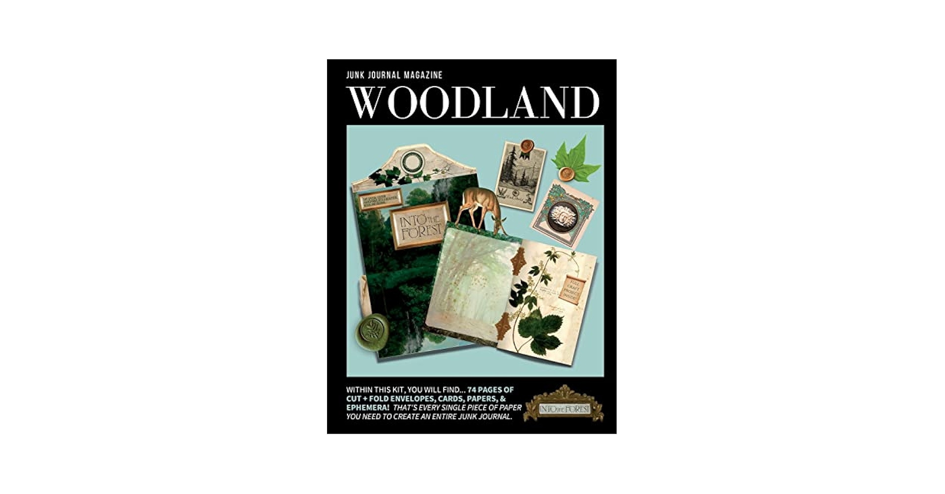 Junk Journal Magazine - Woodland: Pegasus Paper Co, House
