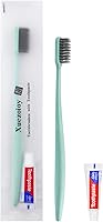 Vista 7 de Xuezoioy Disposable Toothbrushes with Toothpaste,30 Pack Green Individually Wrapped Disposable Travel Toothbrushes Kit in Bulk for Homeless,Nursing