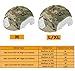 KRYDEX Helmet Cover for Fast Helmet Size M L/XL Maritime Helmet Airsoft Paintball Helmet (Camo, L/XL)