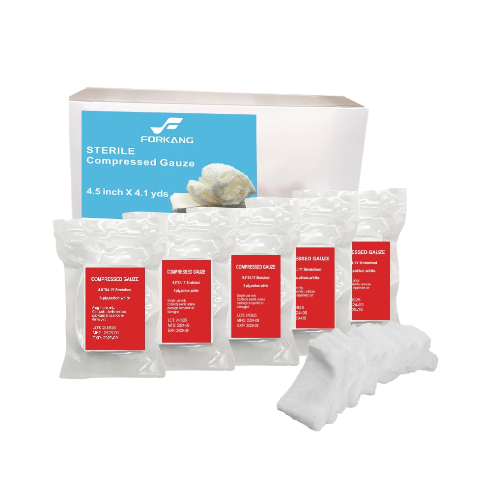 Amazon.com: Forkang Sterile Hemostatic Combat Gauze | Z-Folded