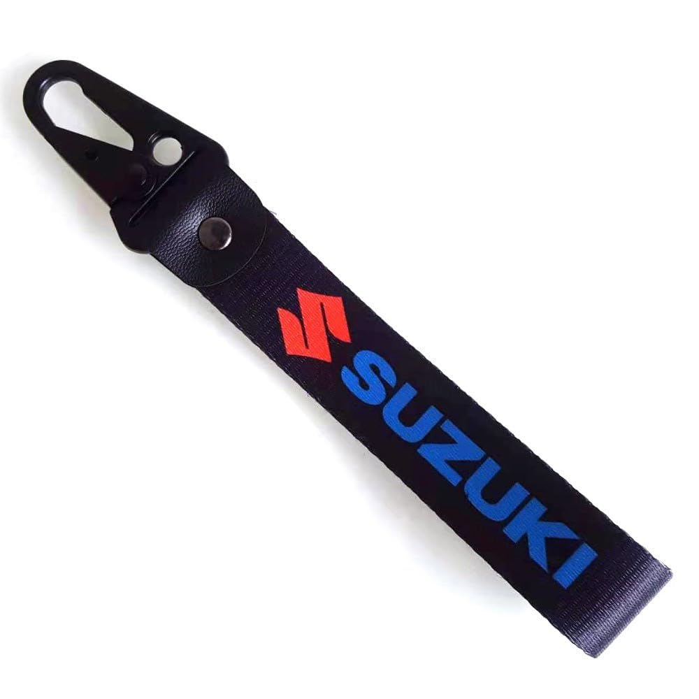 Portachiavi Ricamato Per Moto Yamaha - In Poliestere E Metallo, Design Personalizzato, Regalo Per Motociclisti