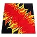Produktbild RG-FA Unisex Multifunktionstuch, quadratisch, 55 x 55 cm, Hot Fire Flames Burning Theme Print Stirnband Sport Running Hip Hop Dance Hair Wrap 1