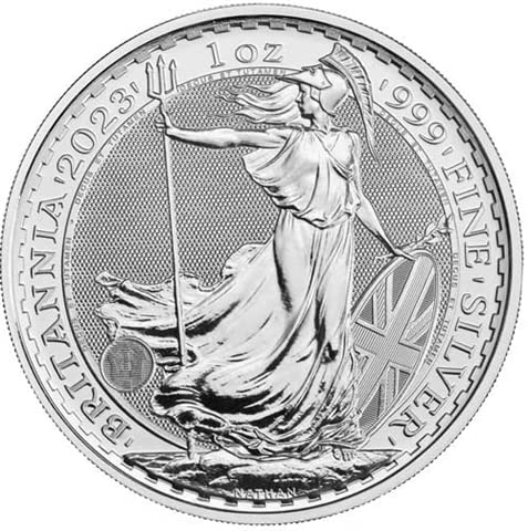 Britannia 1 oz Silver Coin 2023 - Investment Coin with Capsule