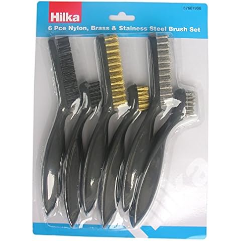 Hilka 6 Piece 7" & 9" Wire Brush Set Cover